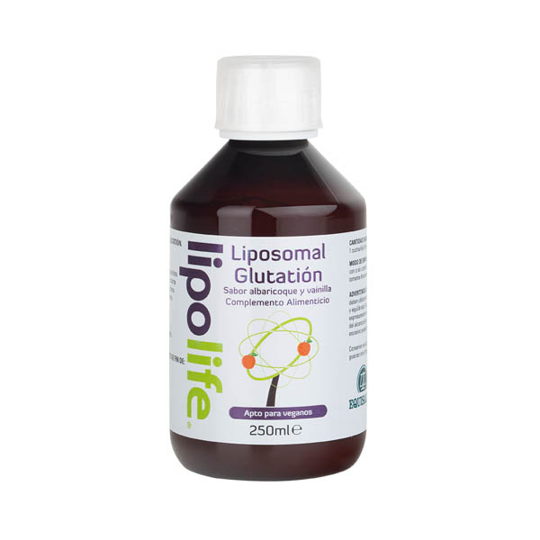 LIPOSOMAL GLUTATIÓN SABORIZADO (Sabor albaricoque y vainilla) – 250 ml.