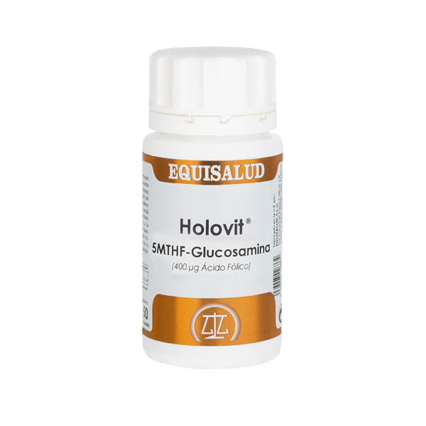 HOLOVIT 5MTHF- GLUCOSAMINA (400 ug ÁCIDO FÓLICO) – 50 cápsulas