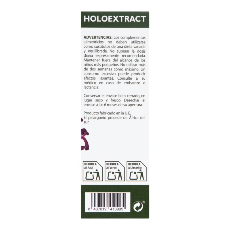 HOLOEXTRACT GERANIO DE SUDÁFRICA – 50 ml.