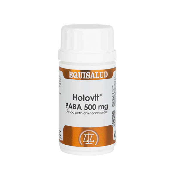 HOLOVIT PABA 500 mg (ÁCIDO PARAAMINOBENZOICO) – 50 cápsulas