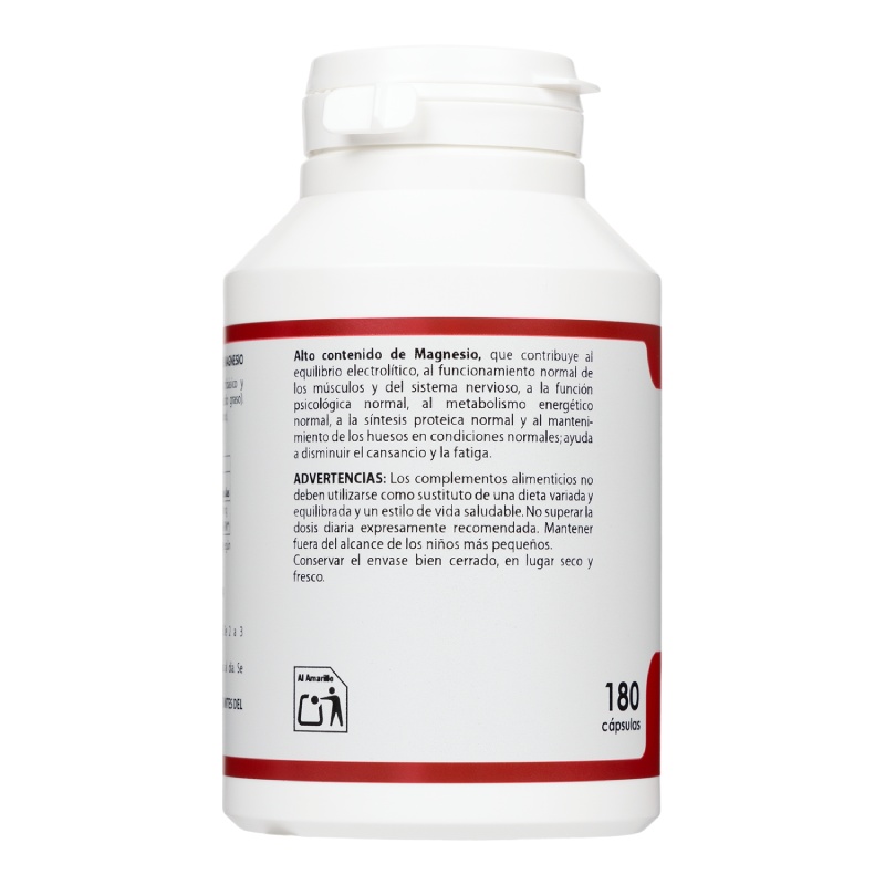 HOLOMEGA CITRATO DE MAGNESIO – 180 cápsulas