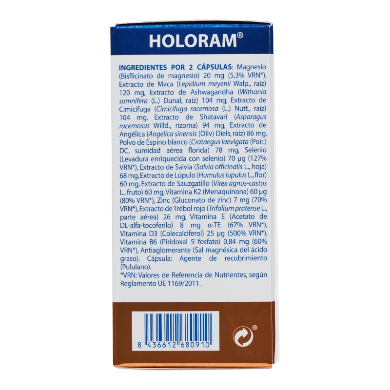 HOLORAM MENOPAUSIA – 60 cápsulas