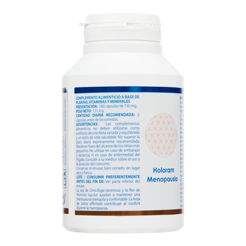 HOLORAM MENOPAUSIA – 180 cápsulas