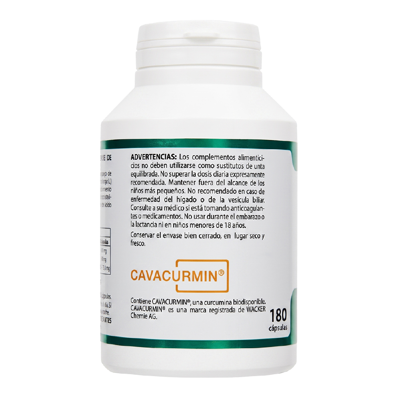 HOLOFIT CÚRCUMA ALTA BIODISPONIBILIDAD – 180 cápsulas