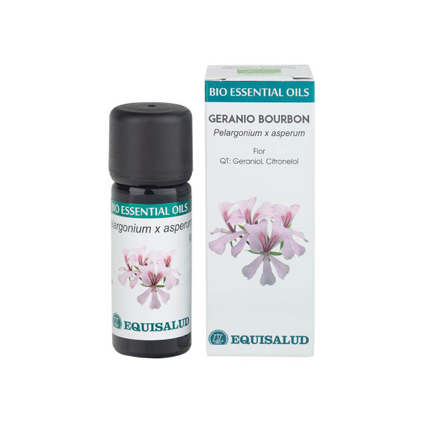 BIO ESSENTIAL OIL GERANIO BOURBON – QT:GERANIOL, CITRONELOL – 10 ml.