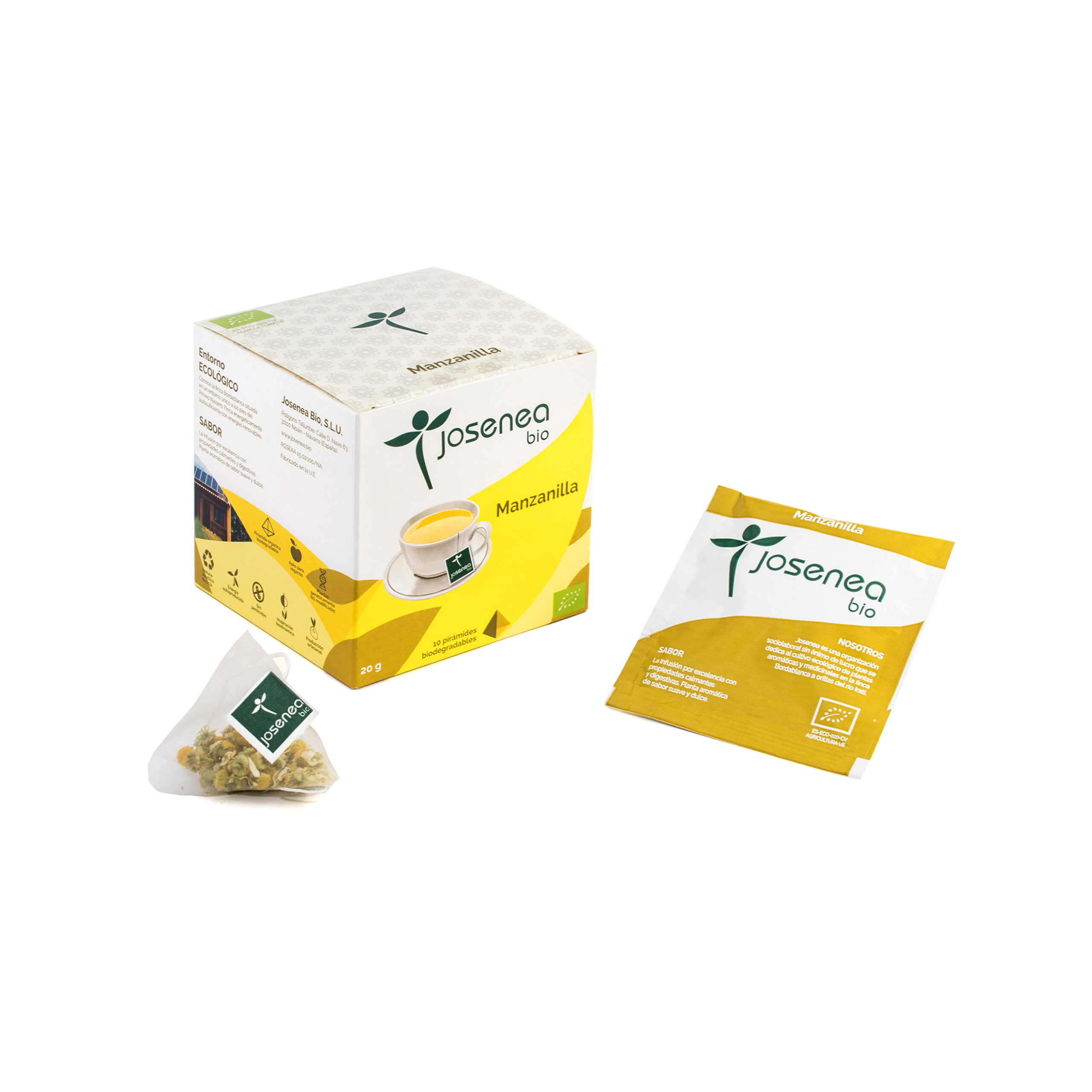 MANZANILLA BIO – 10 pirámides ensobradas