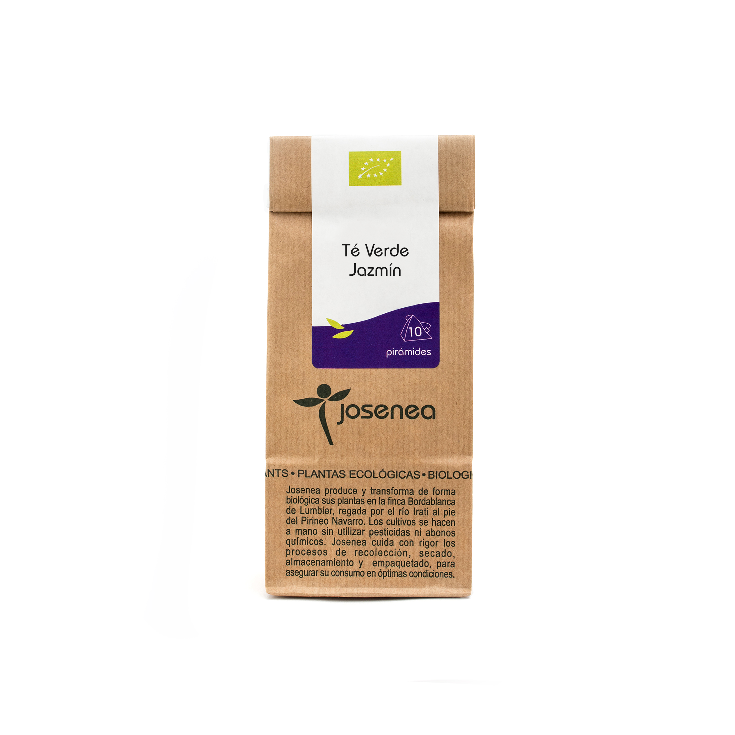 TÉ VERDE JAZMÍN BIO – 10 pirámides