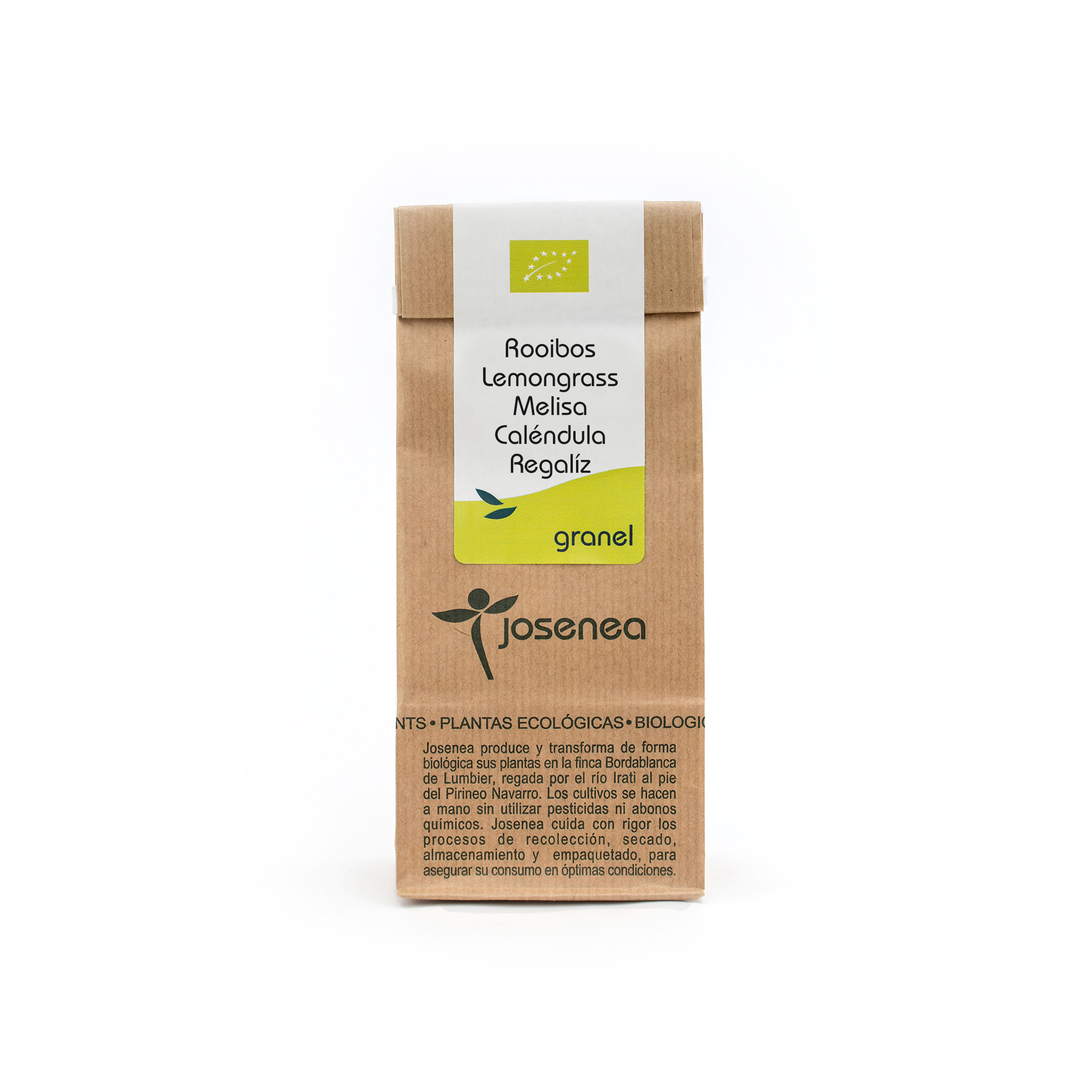 ROOIBOS-LEMONGRASS-MELISA-CALÉNDULA-REGALIZ BIO – 50 gr.