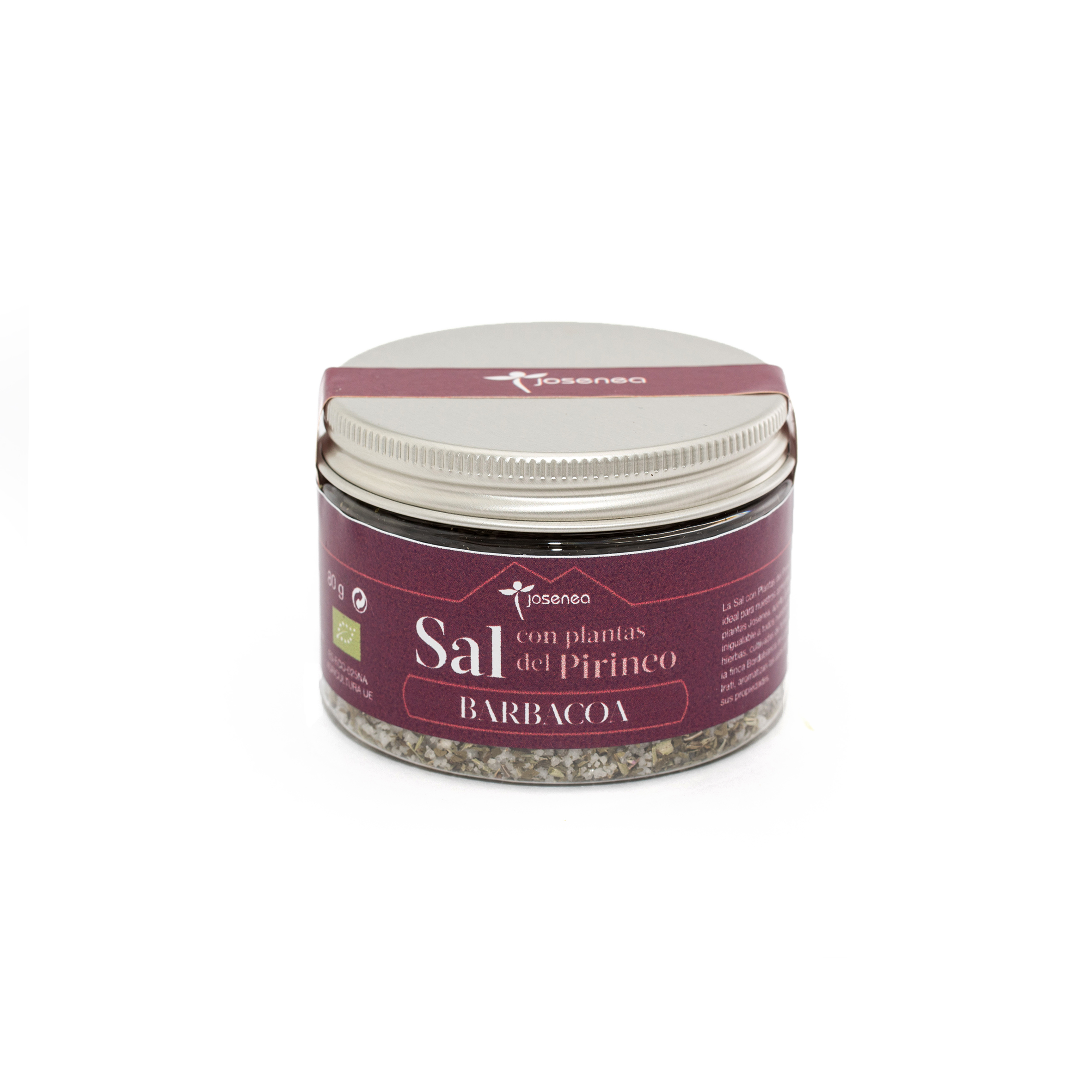 TARRO SAL CON PLANTAS BARBACOA BIO – 80 gr.